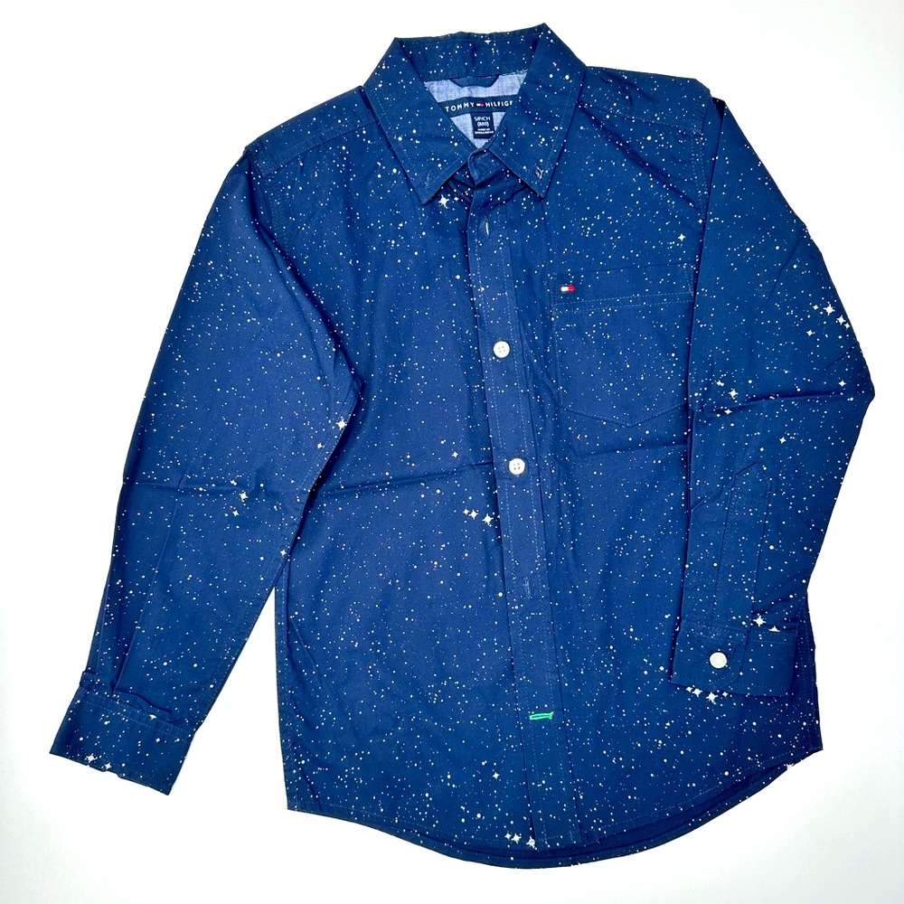 Big Kids, “TOMMY HILFIGER” Button Down Shirt.